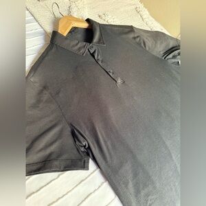 Black Lululemon Evolution Polo Shirt